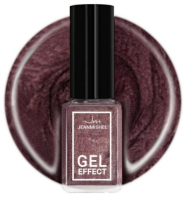 Jeanmishel лак Gel Effect 231 коричневый искрящийся 6 мл