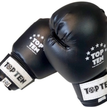 Боксерские перчатки TOP TEN 12 oz черный