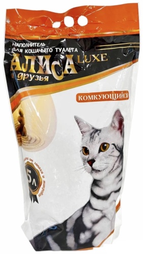 АЛИСА и друзья LUXE минеральный комкующийся 5 л