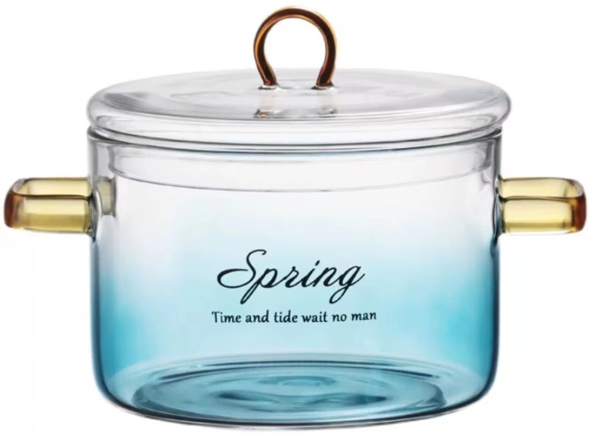 Кастрюля 1.5 л, GN home Spring стекло