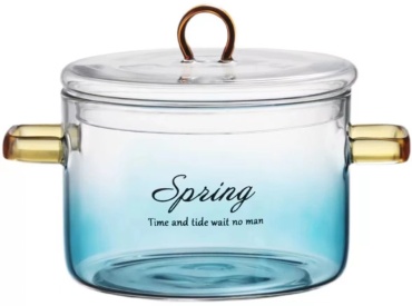 Кастрюля 1.5 л, GN home Spring стекло