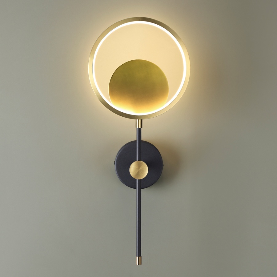 Бра настенный Odeon Light LED, золотистый