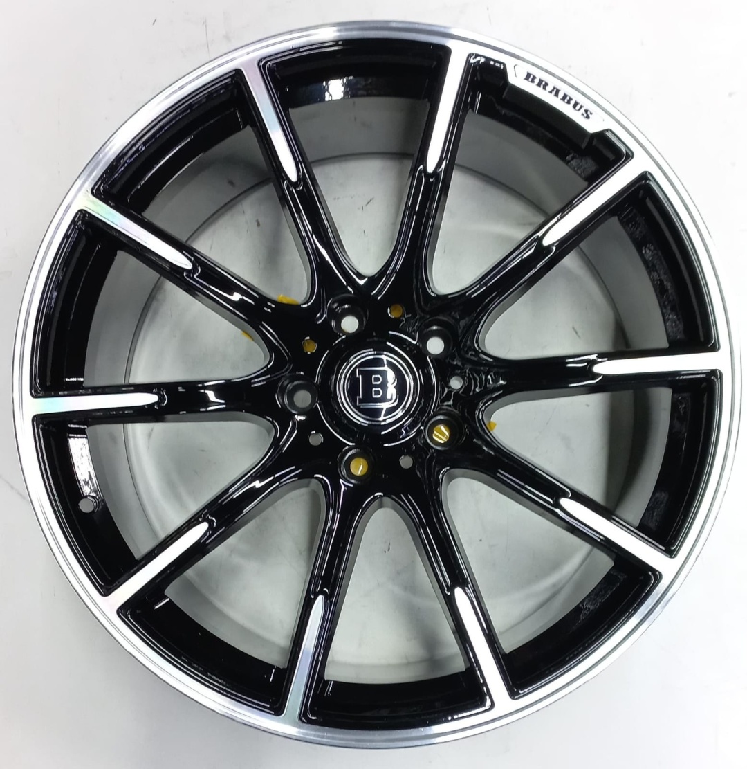 BRABUS 1693 10x21/5x130 D84.1 ET55 черный, серебристый