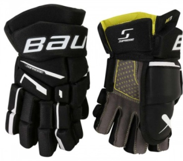 Bauer Перчатки хоккейные S23 SUPREME M3 JR черный, белый 10