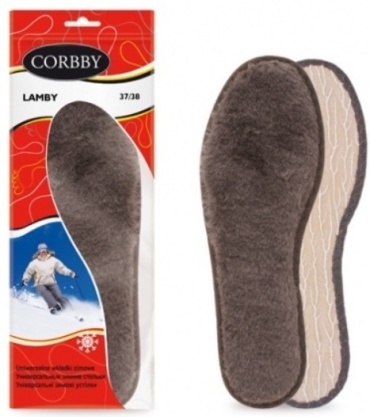 CORBBY стельки LAMBY 1171C размер 35-46, для рабочей обуви, для спортивной обуви, классические