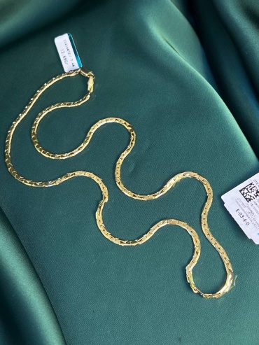 MANILAS GOLD Asd1234 длина 50 см, вес 12.69 г золото, плетение якорное