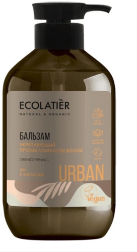 Ecolatier бальзам Urban Укрепляющий против ломкости Ши Магнолия 400 мл