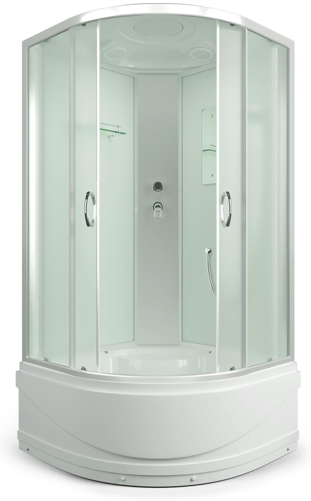 Купить Душевая кабина ERLIT ER3509TP-C3-RUS (215 см х 90 см), высокий ...