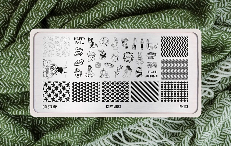 Go! Stamp пластины 123 Cozy Vibes