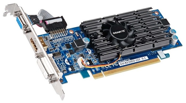 Видеокарта GigaByte GeForce GT210 1024MB (GV-N210D3-1GI)