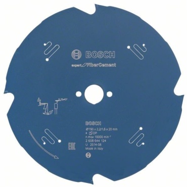 Bosch для резки заподлицо 2608644124 190x20 мм