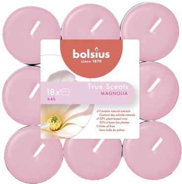Декоративная свеча Bolsius Магнолия 101926943404 1.5 см, 18 шт