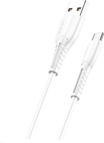 Кабель Usams USB 2.0 (F), USB TypeC (M), 1 м, SJ366USB02 белый