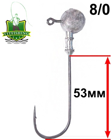 Круг VitFishing Vit-jgl-16-80 16g крючок 8/0 3шт 16 г