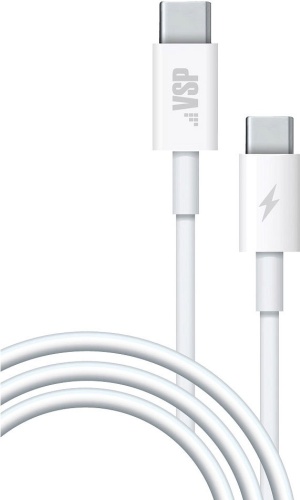 Кабель BoraSCO USB TypeC (M), 1 м, белый