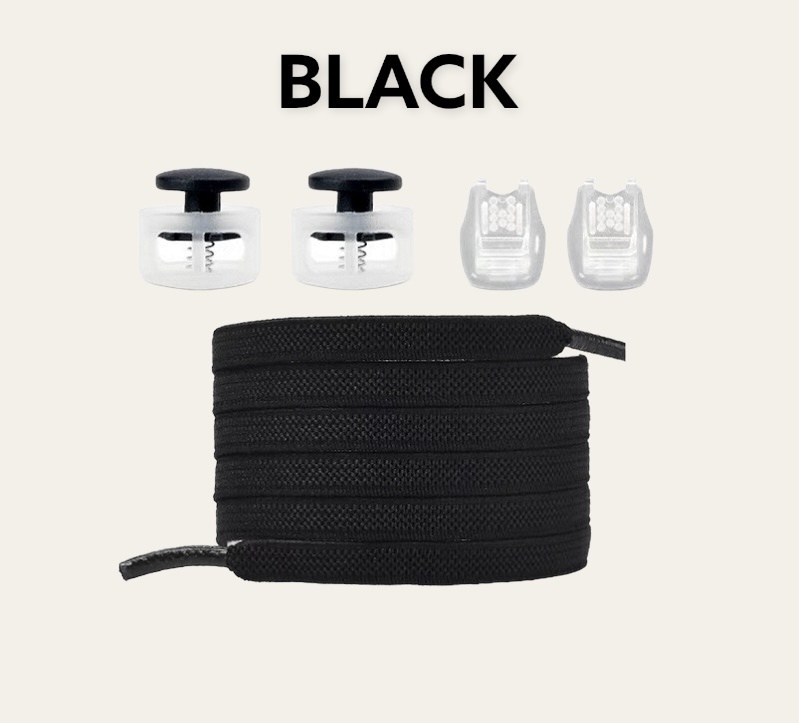 SHOELACES SLH DET-7 черный 100 см