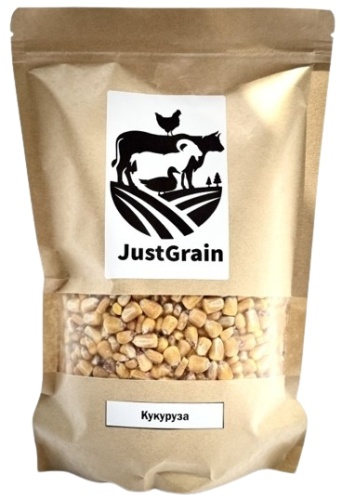 JustGrain Кукуруза для всех видов 1000 г