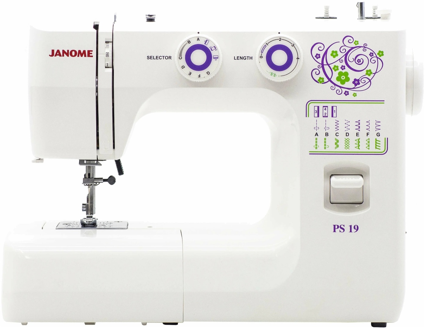 Швейная машина Janome PS 19 белый