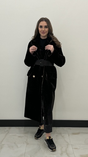 Дубленка DONNA BACCONI леопард