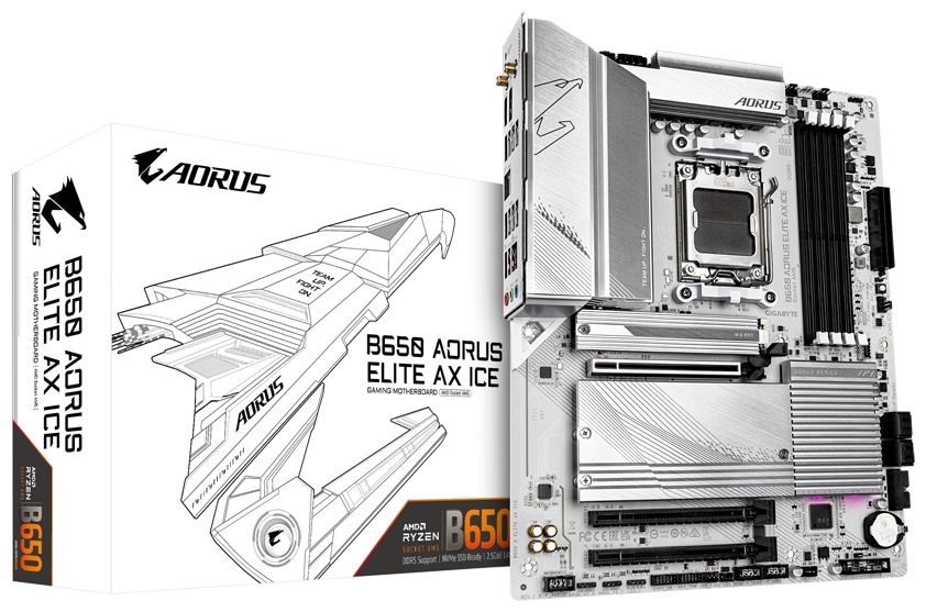 Материнская плата GIGABYTE B650 AORUS ELITE AX ICE