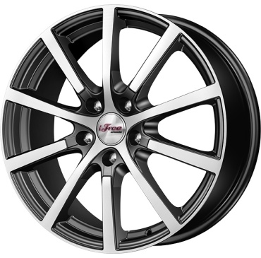 SKAD Big Byz (КС680-19) iFree 7x17/5x108 D63.35 ET50 4 диска черный, серебристый