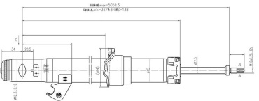 SAT передний ST-GJ6F-34-900 1 шт