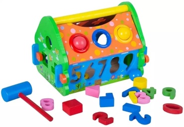 Стучалка Wood toys домик-стучалка