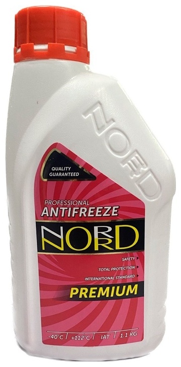Антифриз красный Nord Premium 1,1кг - артикул K0000091360