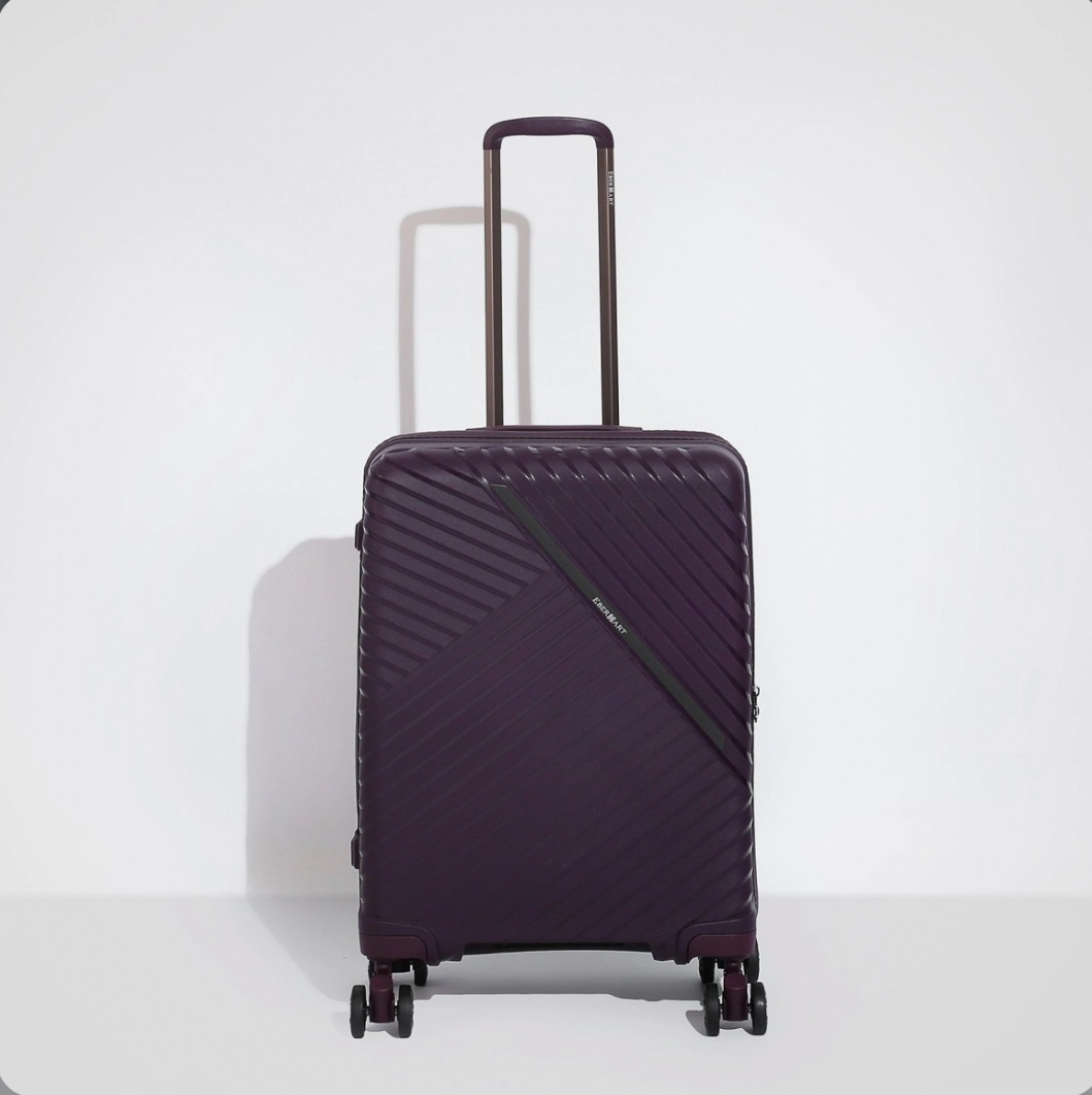 Чемодан Eberhart Majestic полипропилен 73 л фиолетовый
