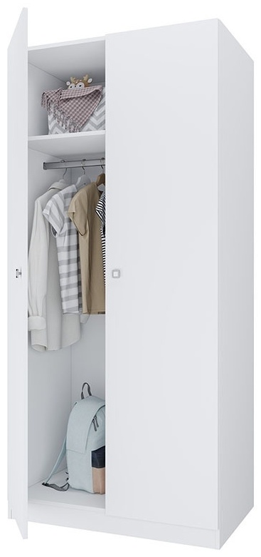 Детский распашной шкаф Polini kids Simple 59 90х50х190 см
