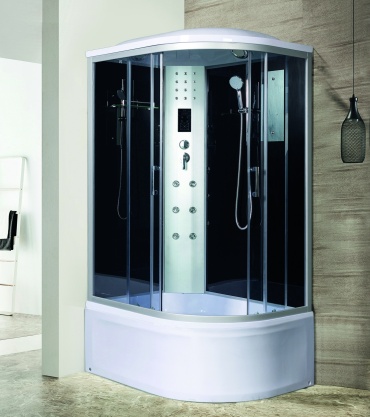 Душевая кабина KABINKA.KZ DUNAY XL 120/80/44 TH L , 230х120 см, высокий поддон