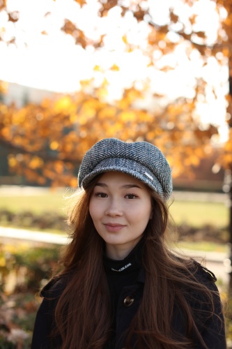 Кепка Sara Hats размер универсальный, бежевый, зеленый