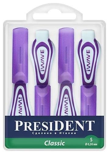 President Классик S зубной ершик средняя 4 шт