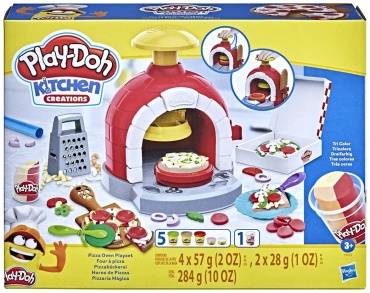 Пластилин Игровой набор Мини-пицца F43735 6 цв.