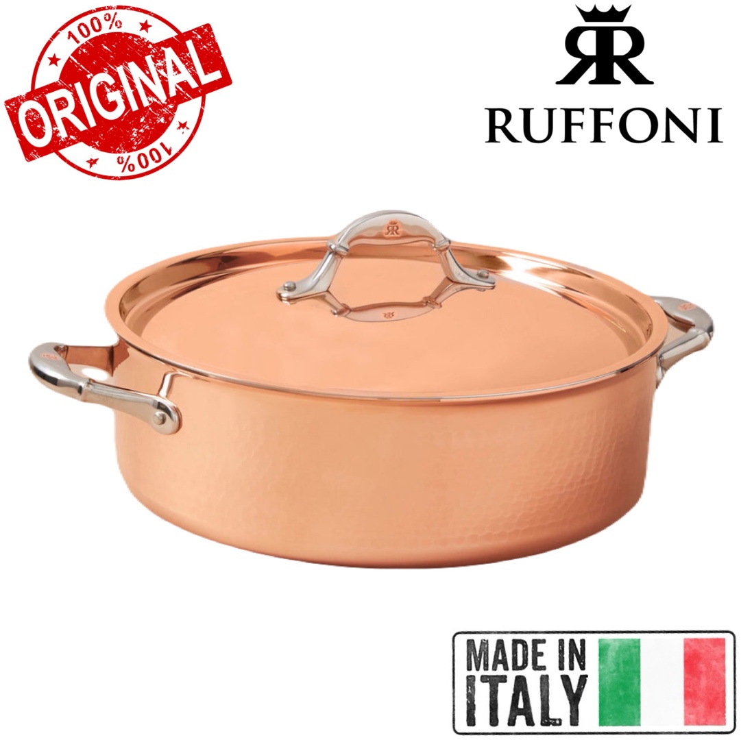 Сотейник 6.6 л, RUFFONI Italy Handcrafted Symphonia Cupra 30 см медь