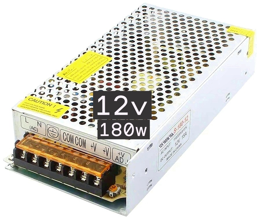 Power Supply блок питания 12v 180w 15a S 180 12