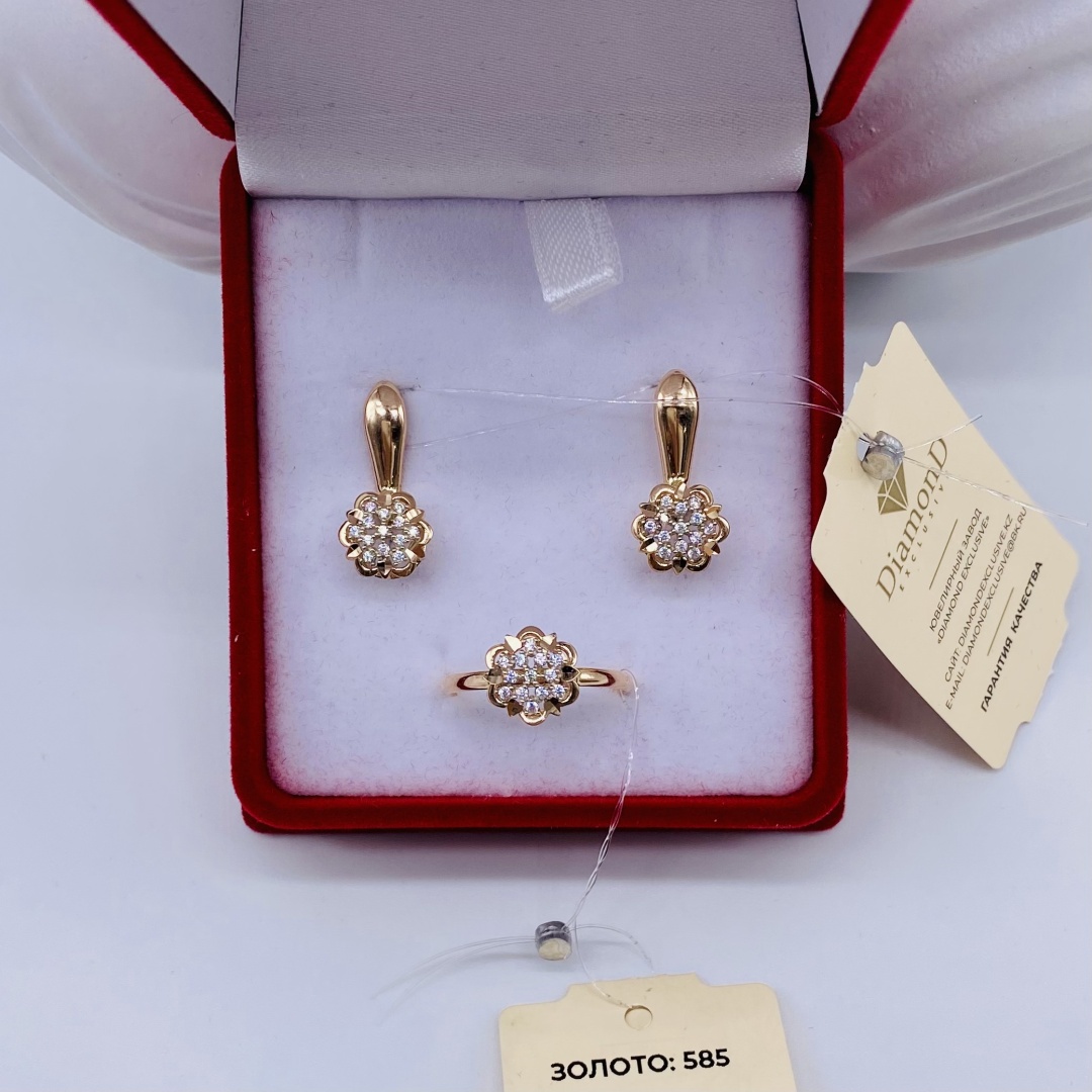 Gold Karla Na2022-38 вес 4.23 г золото, фианит
