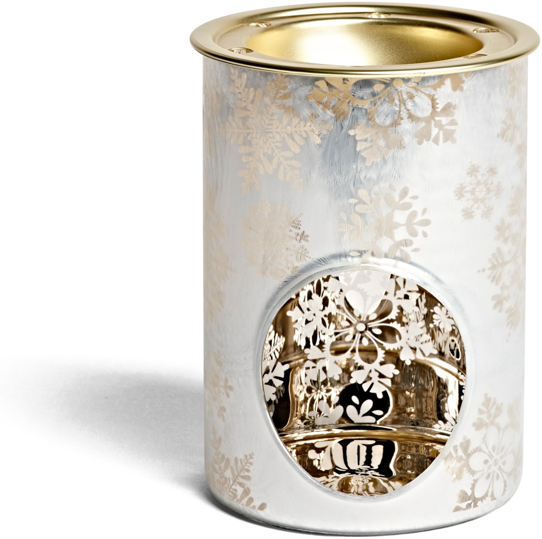 Yankee Candle Snowflake frost melt warmer серебристый