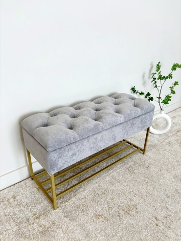 Обувница UYDE KZ Lovely Home 90x34x50 см, ЛДСП, металл