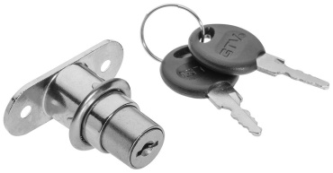 Замок GTV 4428, 1 шт, металл, хром сатиновый