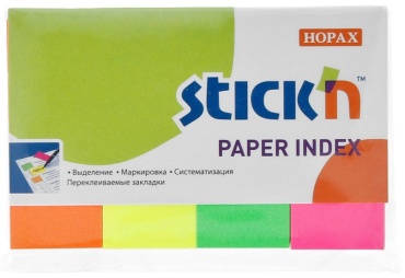 Блок Stickn 21205, бумага, мультиколор