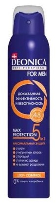 Deonica For men Max Protection антиперспирант унисекс 200 мл