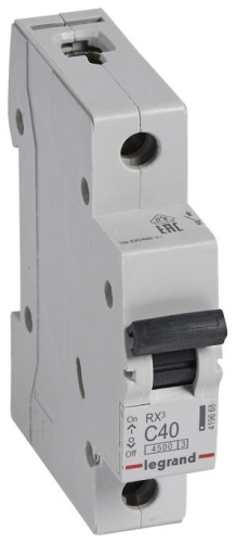Legrand автоматический выключатель 1P 40 A, 4.5 кА, 230 В