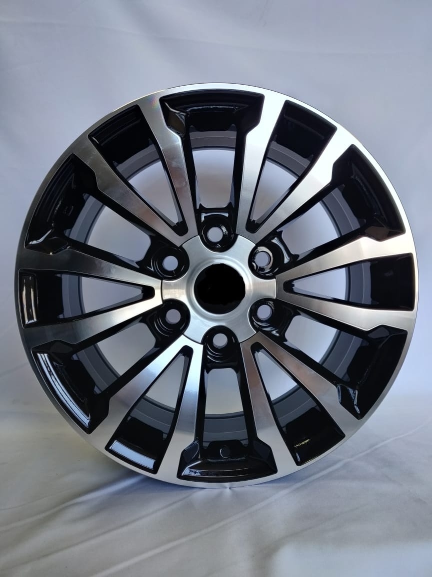 RS 377 7.5x18/6x139.7 D106.2 ET25 черный, серебристый