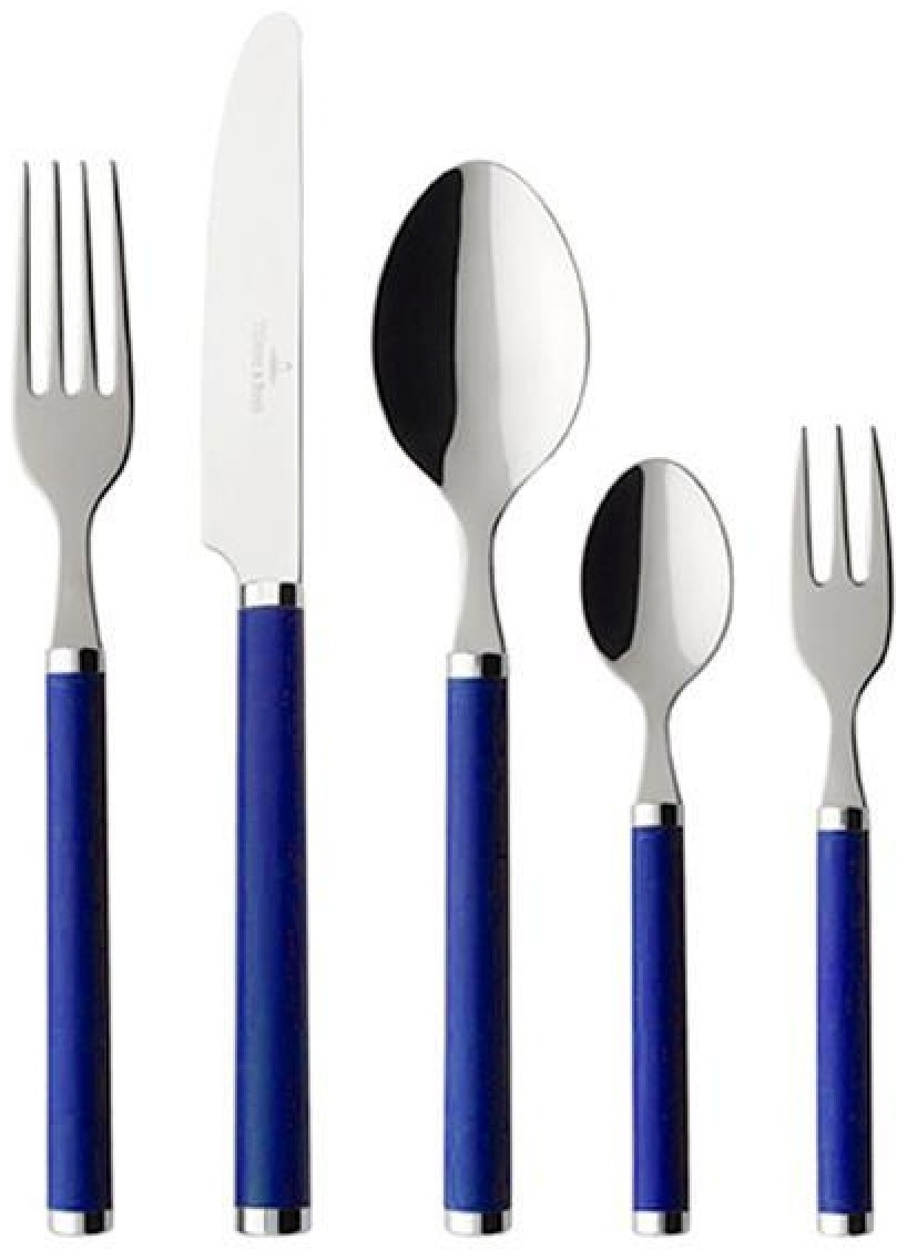 Набор столовых приборов Villeroy&Boch 24 шт, синий Besteck Play blue ocean