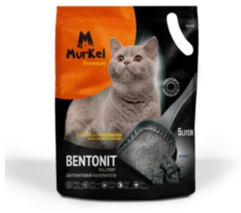 Купить Наполнитель Murkel Bentonit крупный комкующийся 5 л в Алматы ...