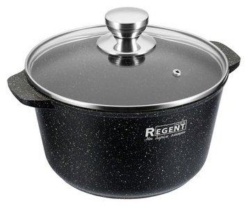 Кастрюля 5.8 л, Regent Inox 93-AL-CS-4-26 алюминий