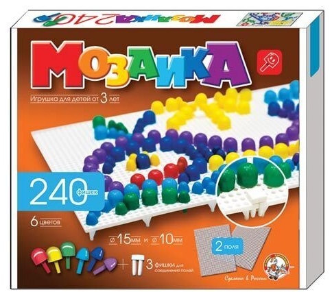Мозаика Десятое Королевство Кит гвоздики 240 шт