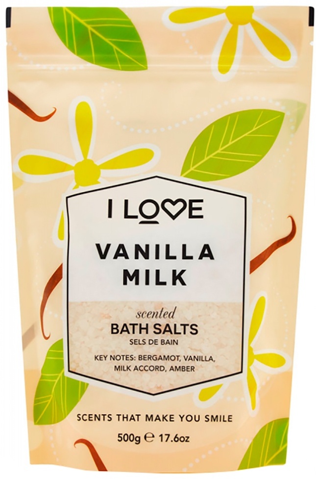 I LOVE Vanilla Milk морская соль 500 г