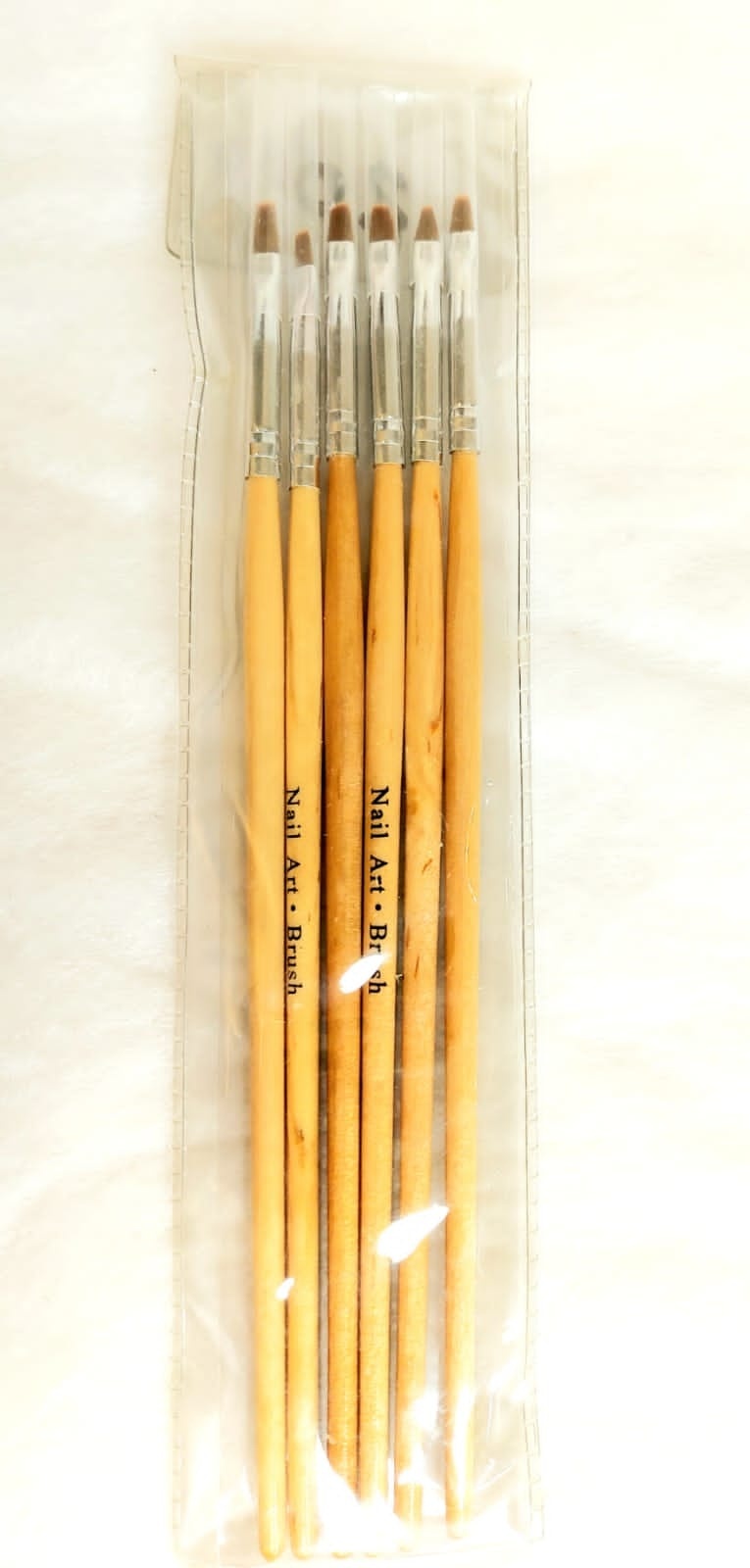 Nail Art Brush набор кистей 878109 дерево 6 шт